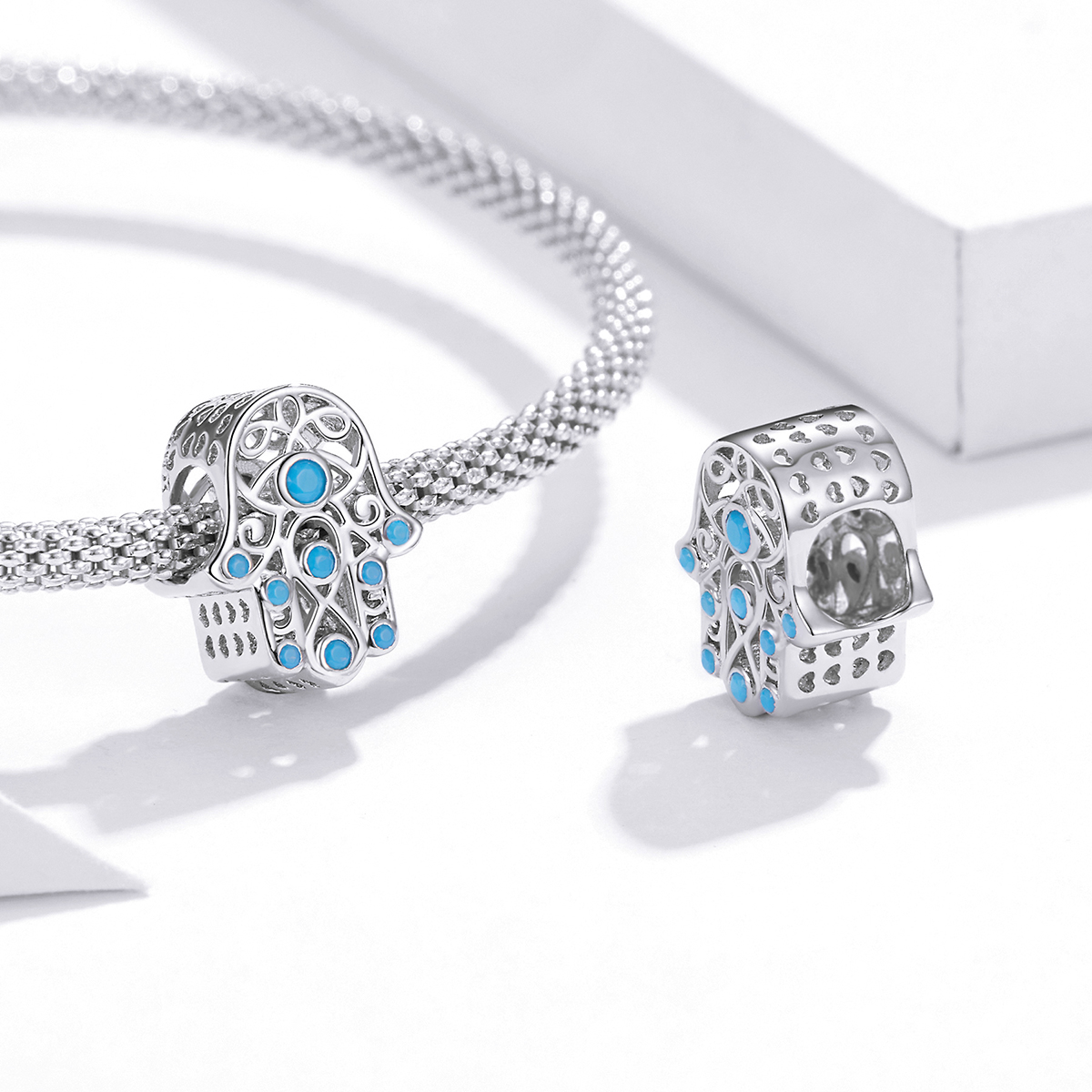 Pandora Style Gelukshandje Bedel - SCC1757