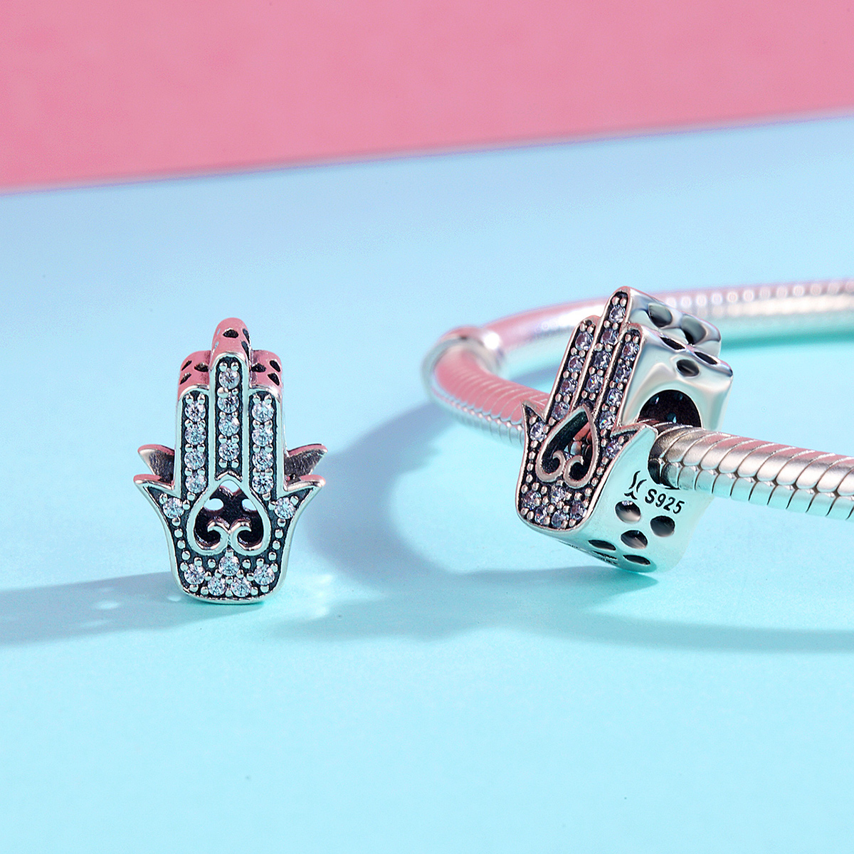 Pandora Style Hamsa Bedel - SCC225