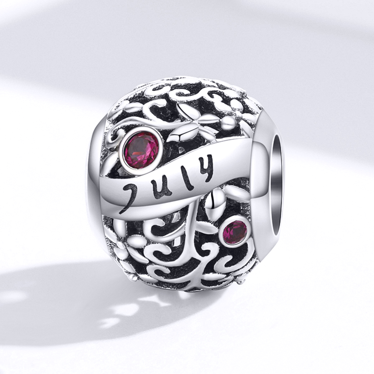 Pandora Style Juli Granaat Geboortesteen Bedel - SCC1385-7