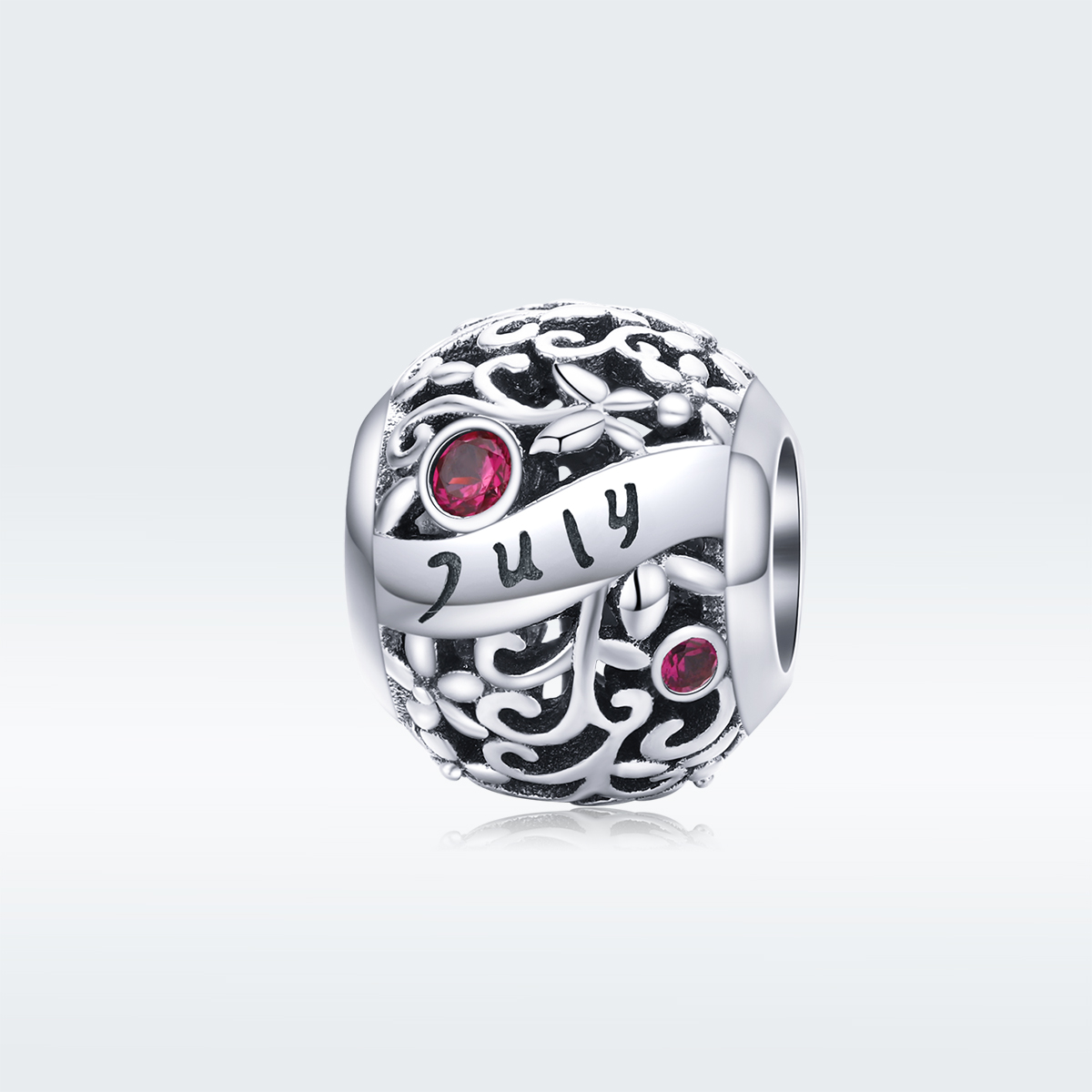 Pandora Style Juli Granaat Geboortesteen Bedel - SCC1385-7