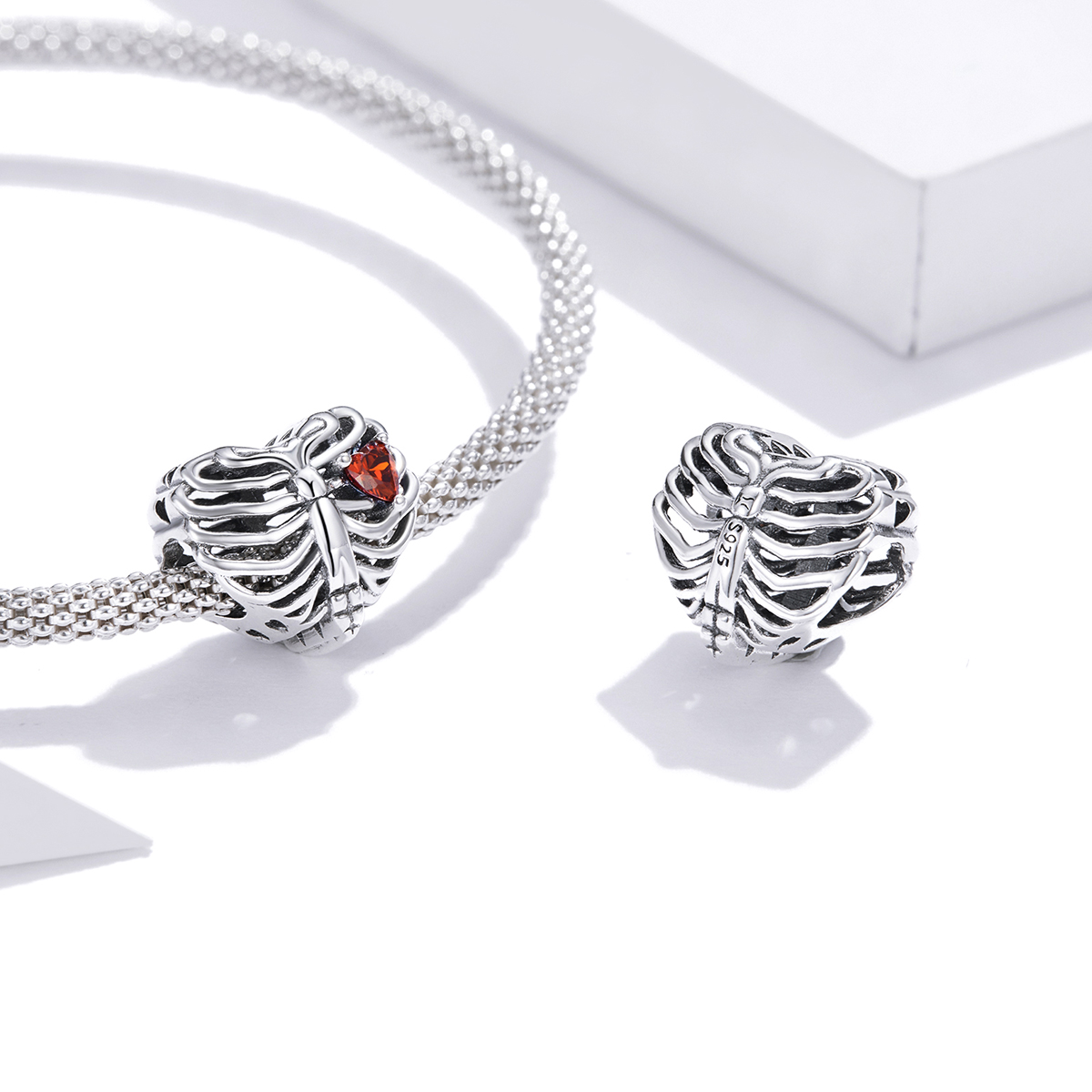 Pandora Style Kloppend hart Bedel - SCC1764