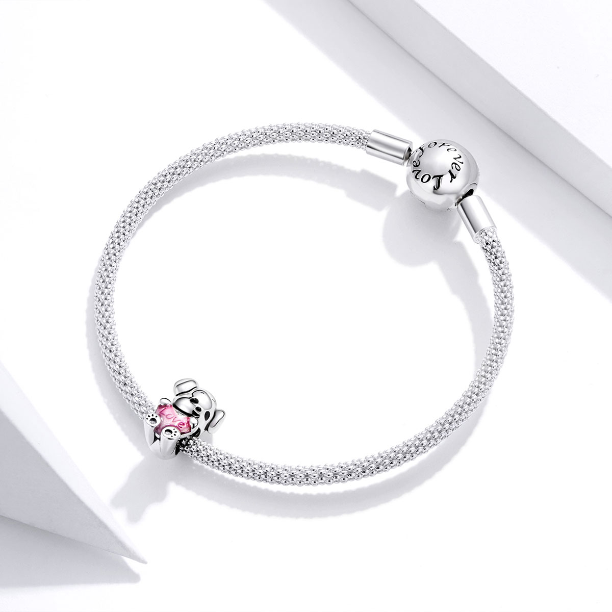 Pandora Style Leuk Puppy Bedel - SCC1677