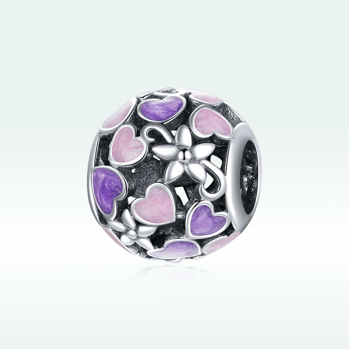 Pandora Style Liefde Bloemen Bedel - SCC1798