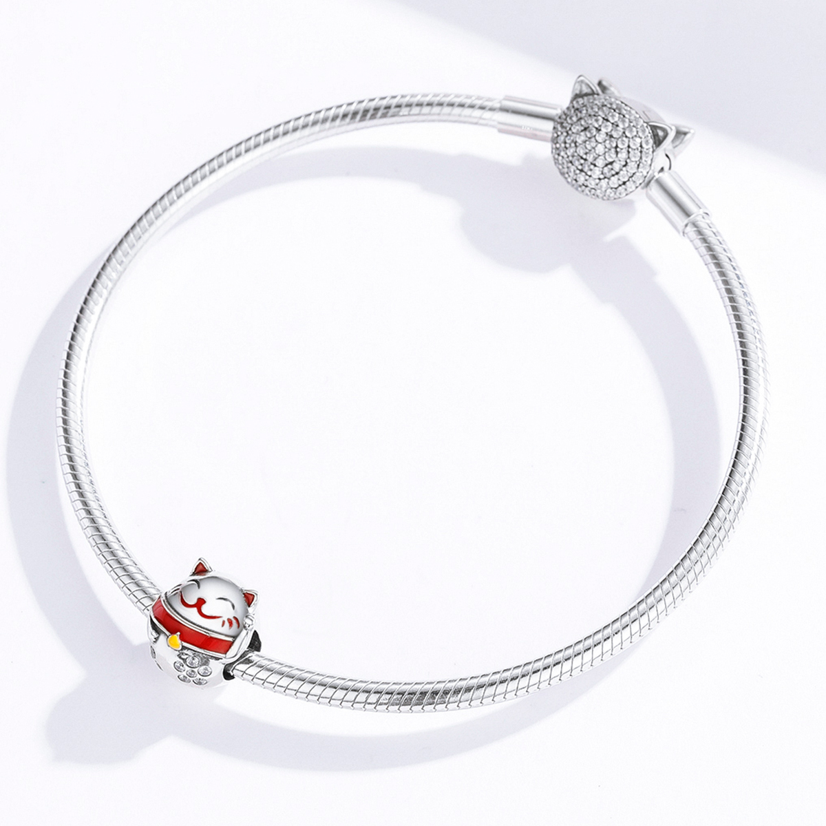 Pandora Style Maneki Neko Bedel - SCC1374