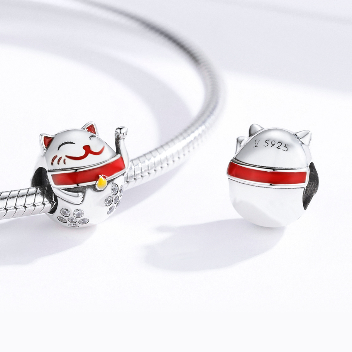 Pandora Style Maneki Neko Bedel - SCC1374