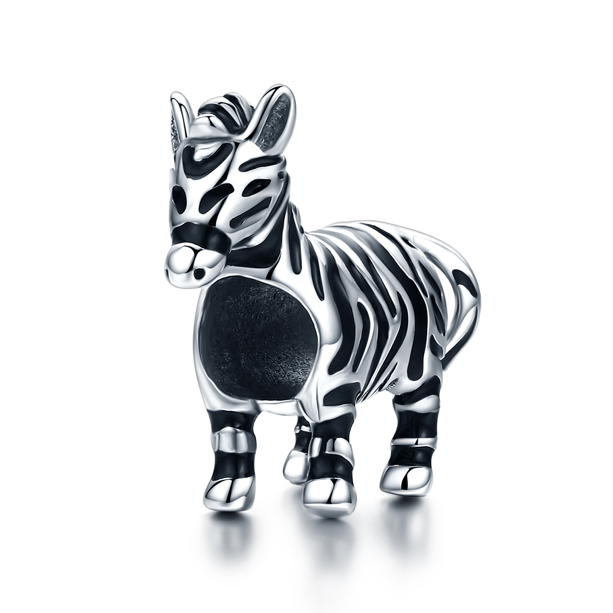 Pandora Style Mooie dierenzebra Bedel - SCC550