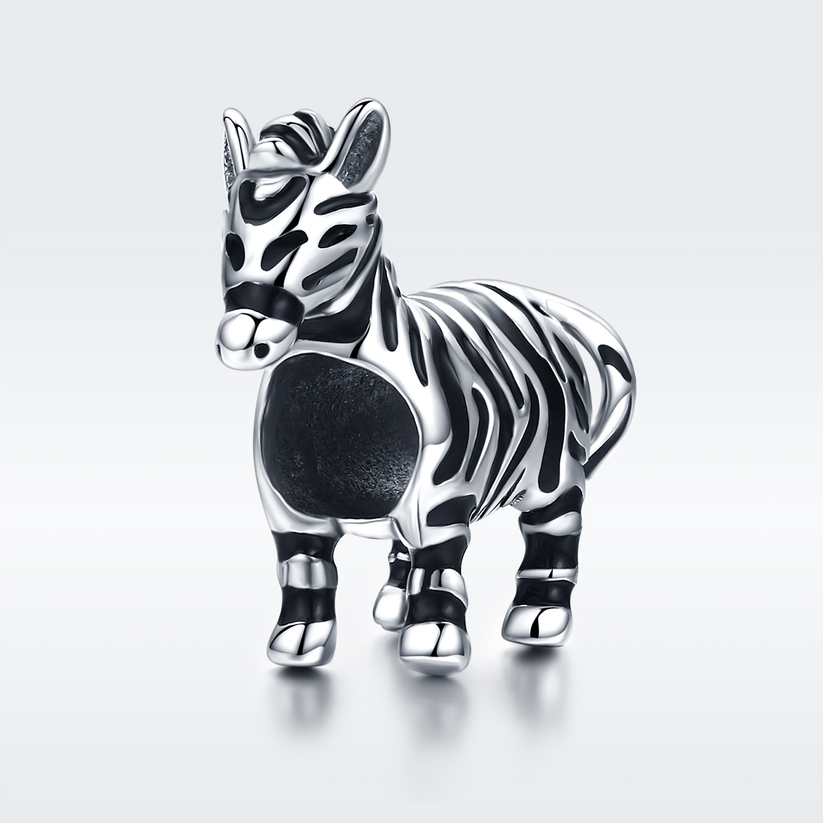 Pandora Style Mooie dierenzebra Bedel - SCC550