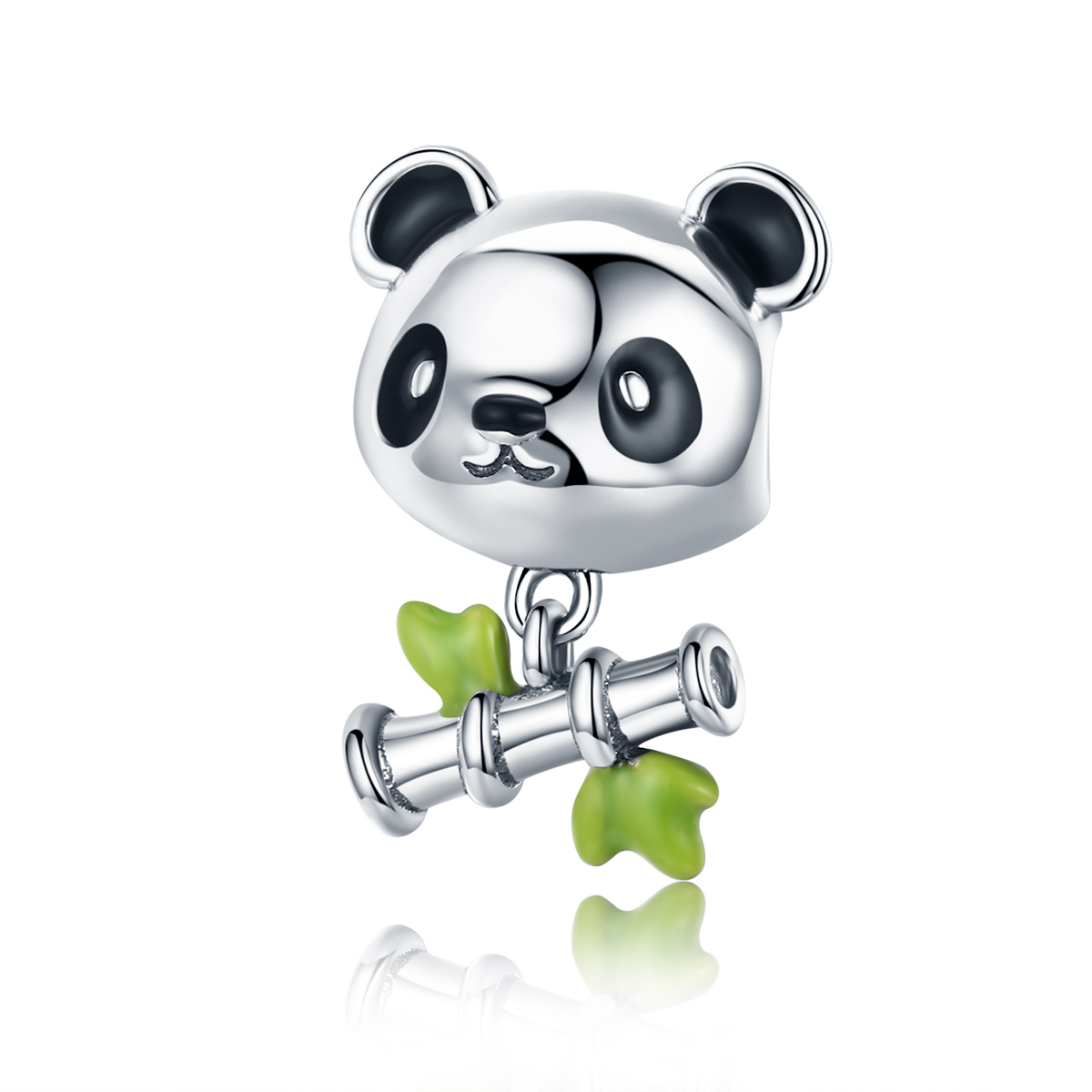 Pandora Style Panda eet graag bamboe Bedel - SCC325