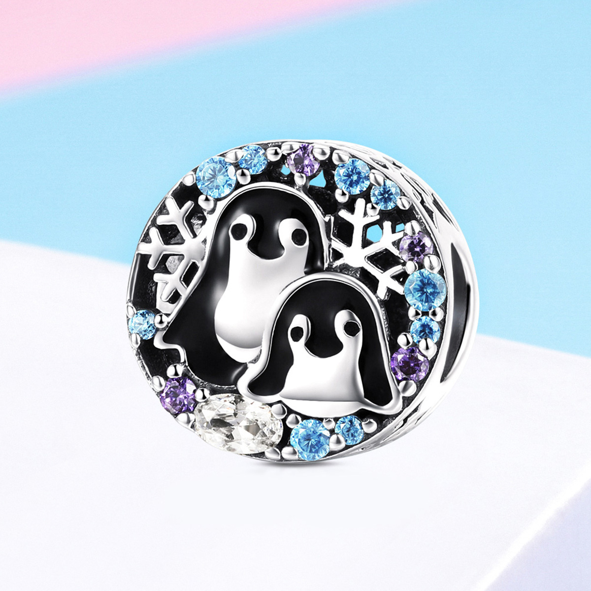 Pandora Style Pinguïnhuis Bedel - SCC992