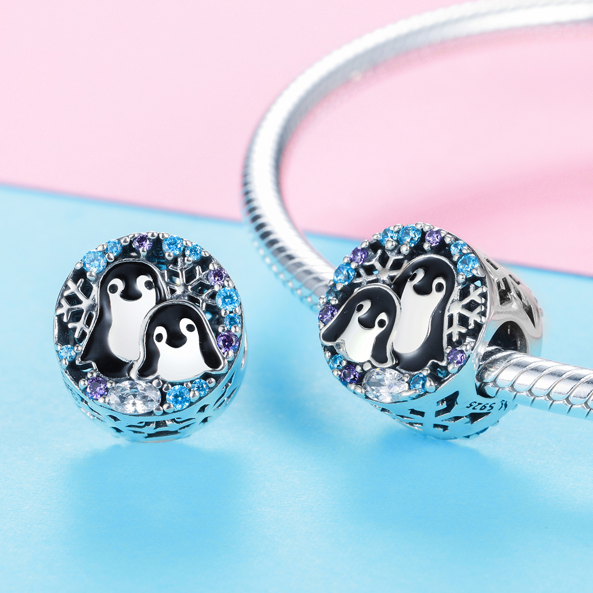 Pandora Style Pinguïnhuis Bedel - SCC992