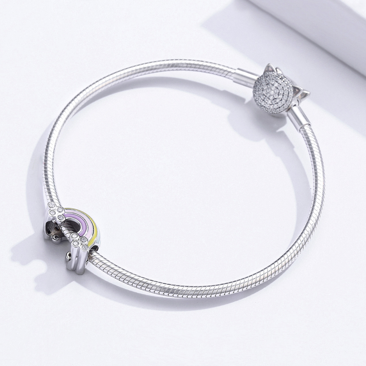 Pandora Style Regenboog Bedel - SCC1425