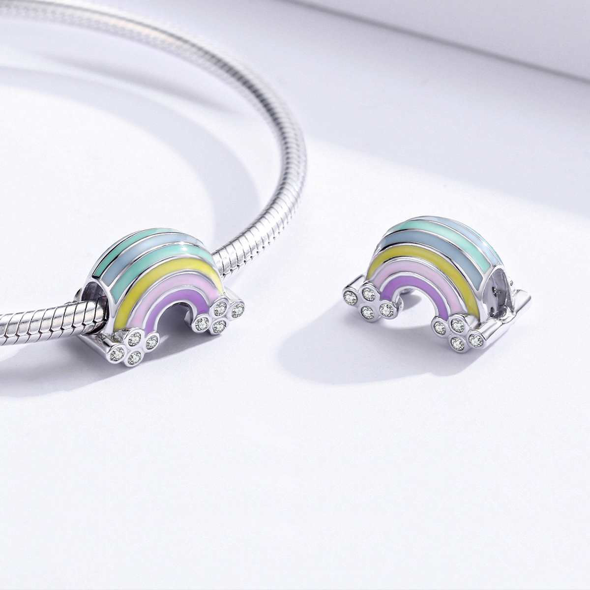 Pandora Style Regenboog Bedel - SCC1425