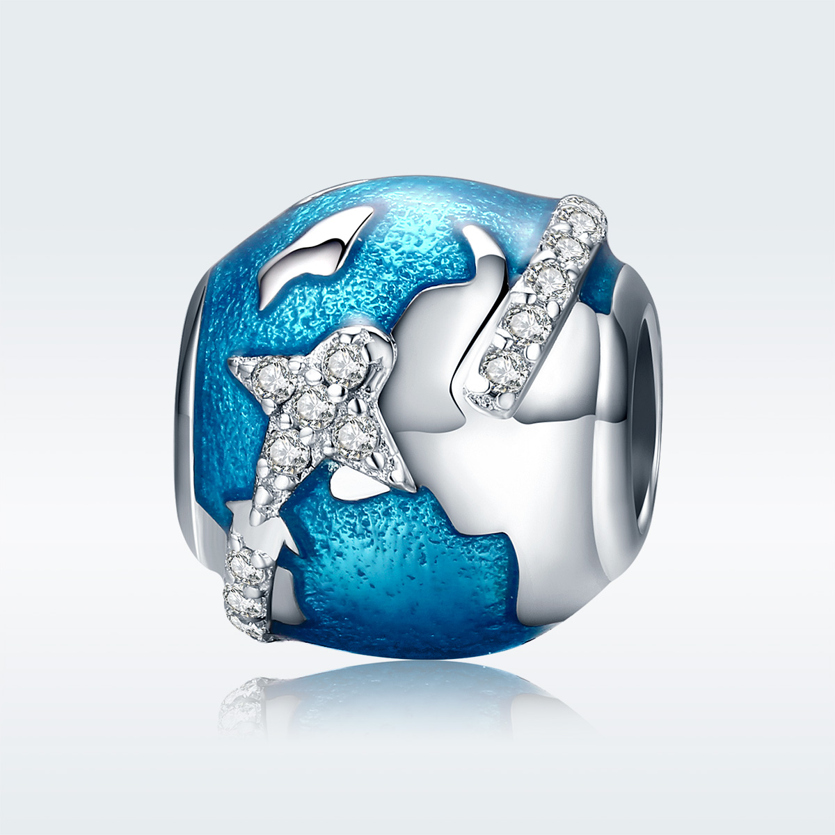 Pandora Style Reis de wereld rond Bedel - SCC183