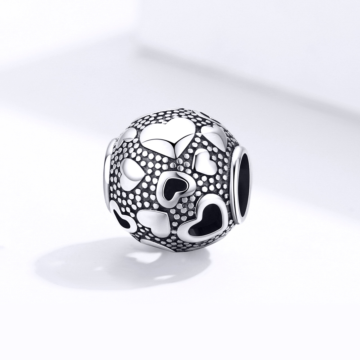 Pandora Style Retro Hart Bedel - SCC1451