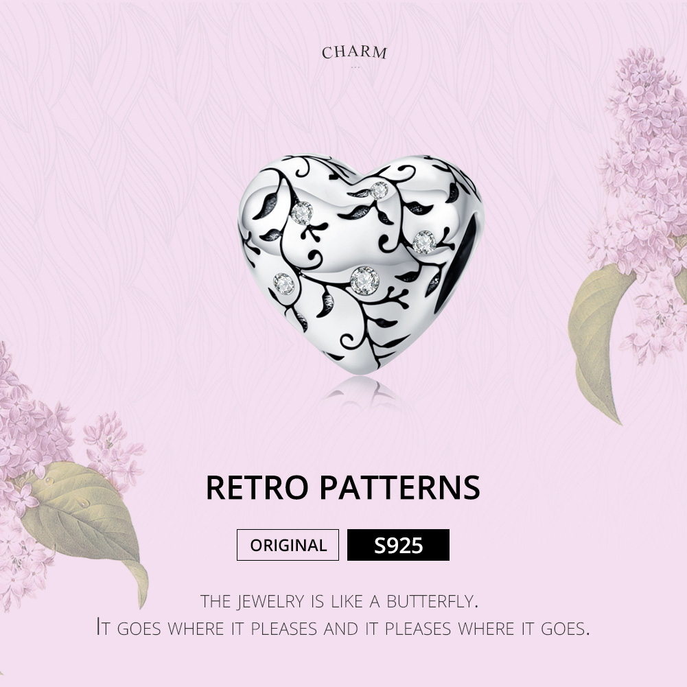 Pandora Style Retro Patronen Bedel - SCC1323