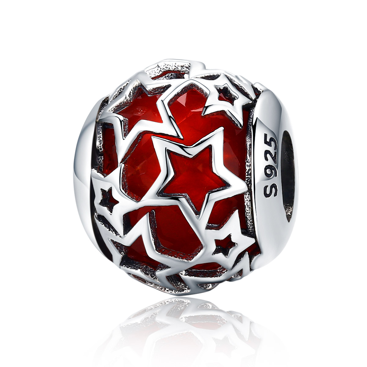 Pandora Style Romantische sterren Bedel - SCC509