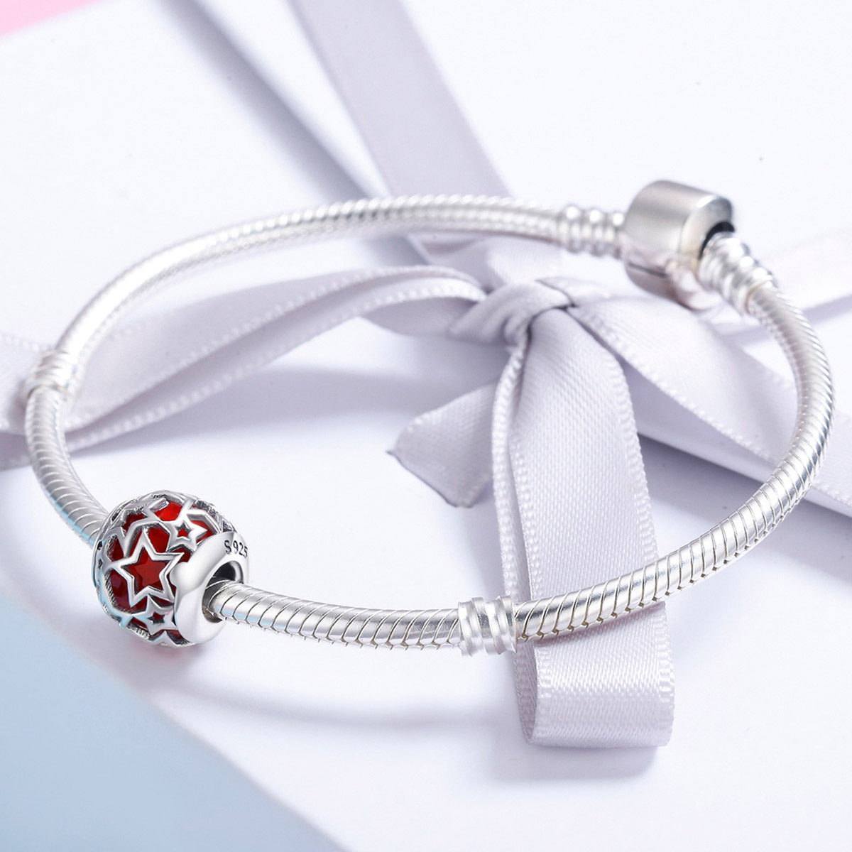 Pandora Style Romantische sterren Bedel - SCC509