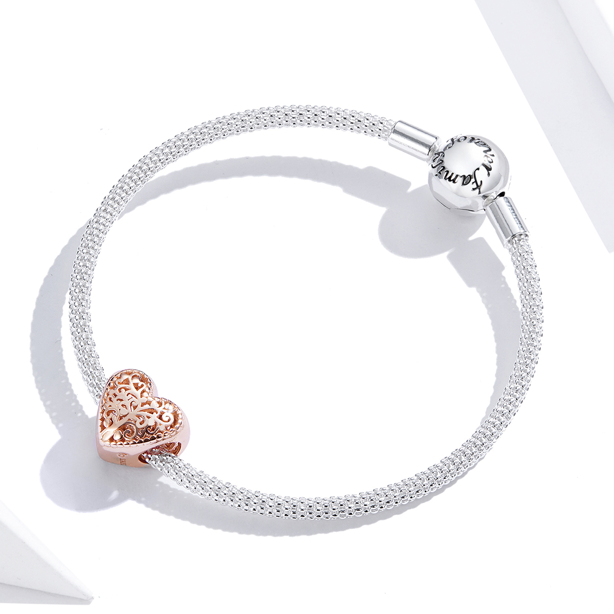 Pandora Style Rose Nam Stamboom toe Bedel - BSC215