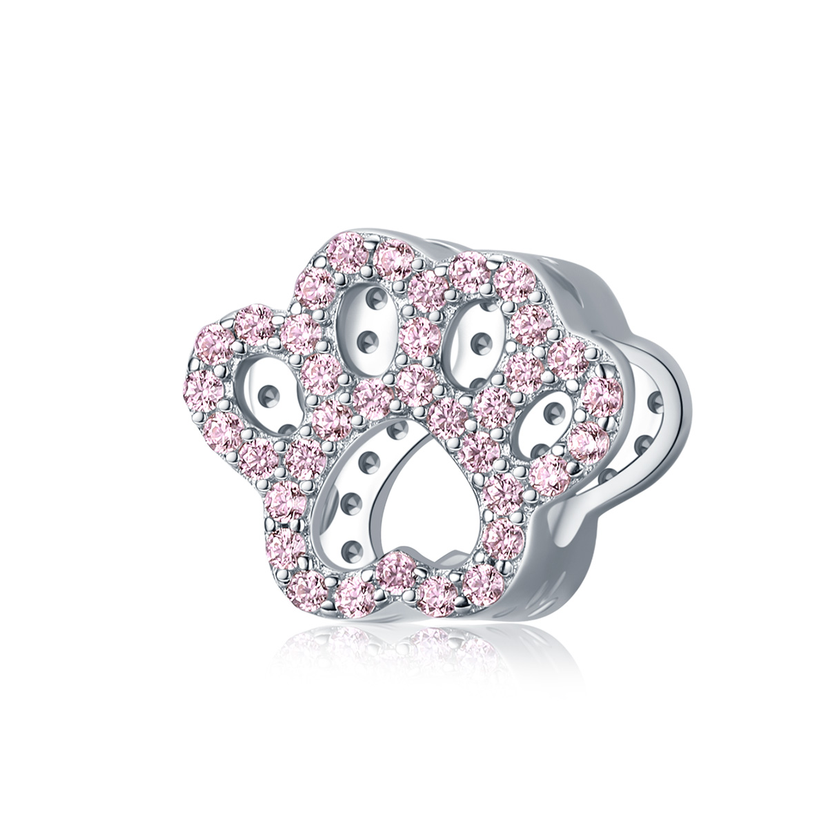 Pandora Style roze poot Bedel - BSC164