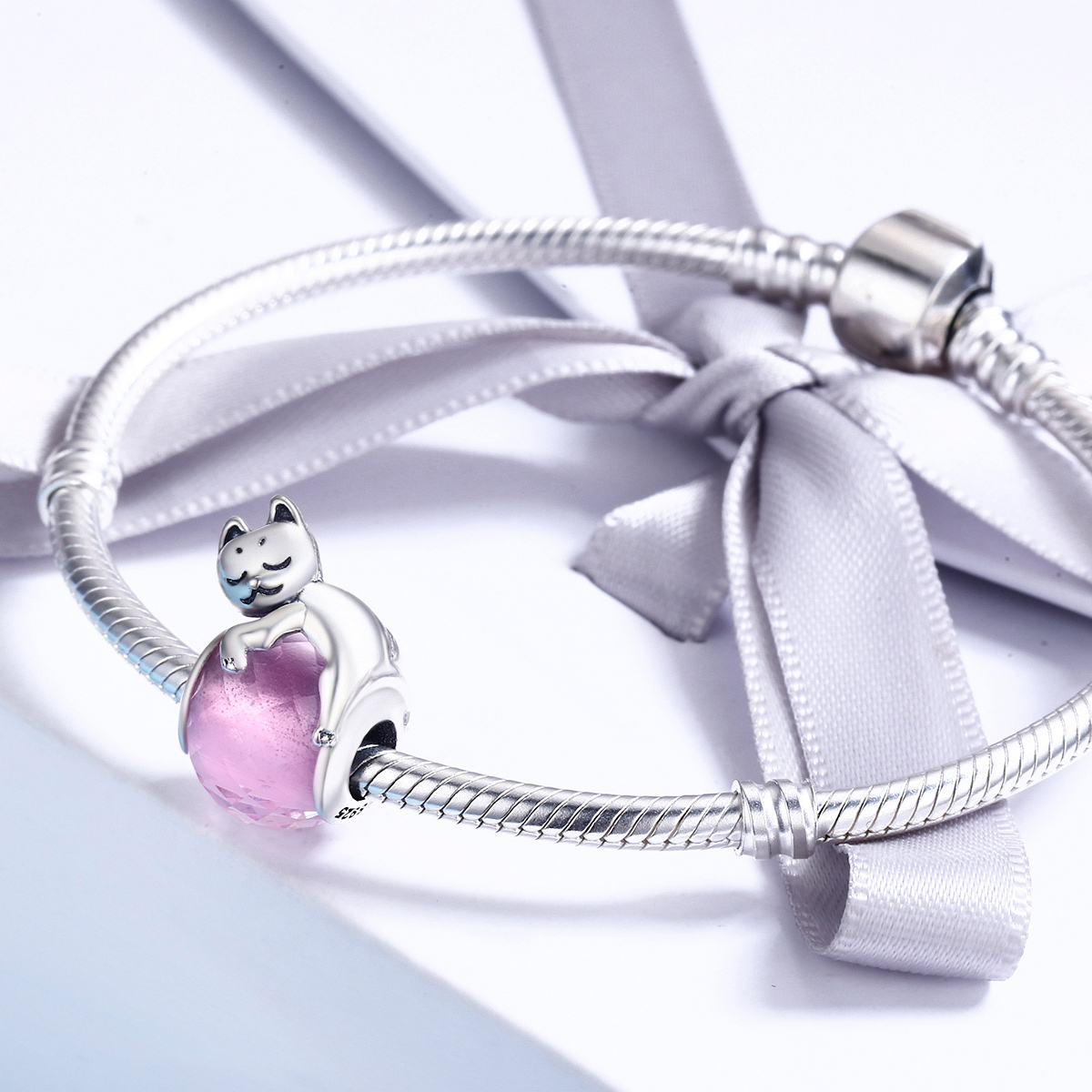 Pandora Style slapende kat Bedel - SCC447