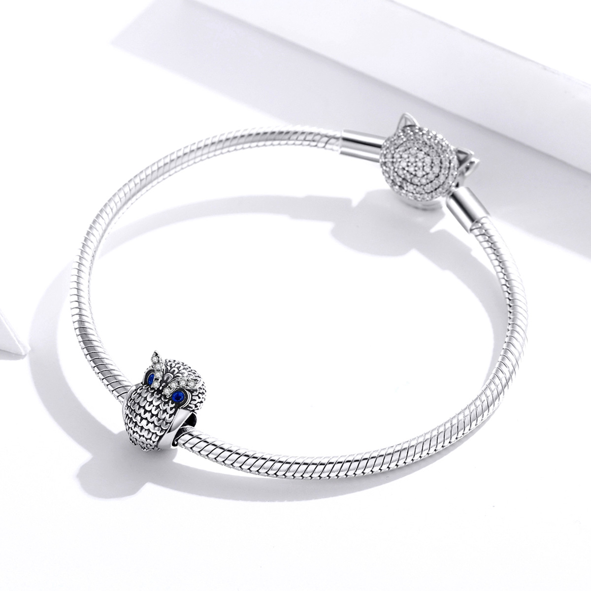 Pandora Style stralende uil Bedel - SCC1607