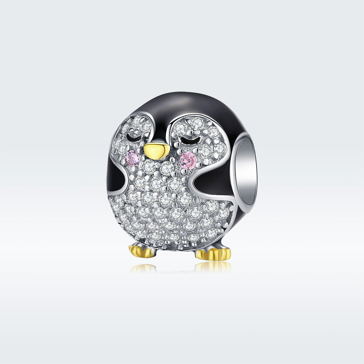 Pandora Style Two-tone pinguïn Bedel - BSC126