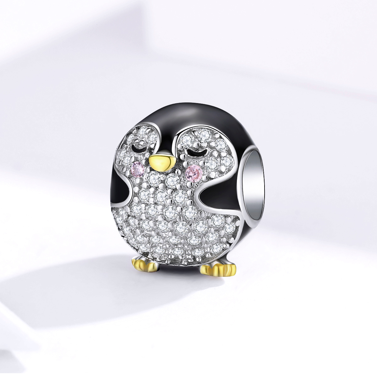 Pandora Style Two-tone pinguïn Bedel - BSC126