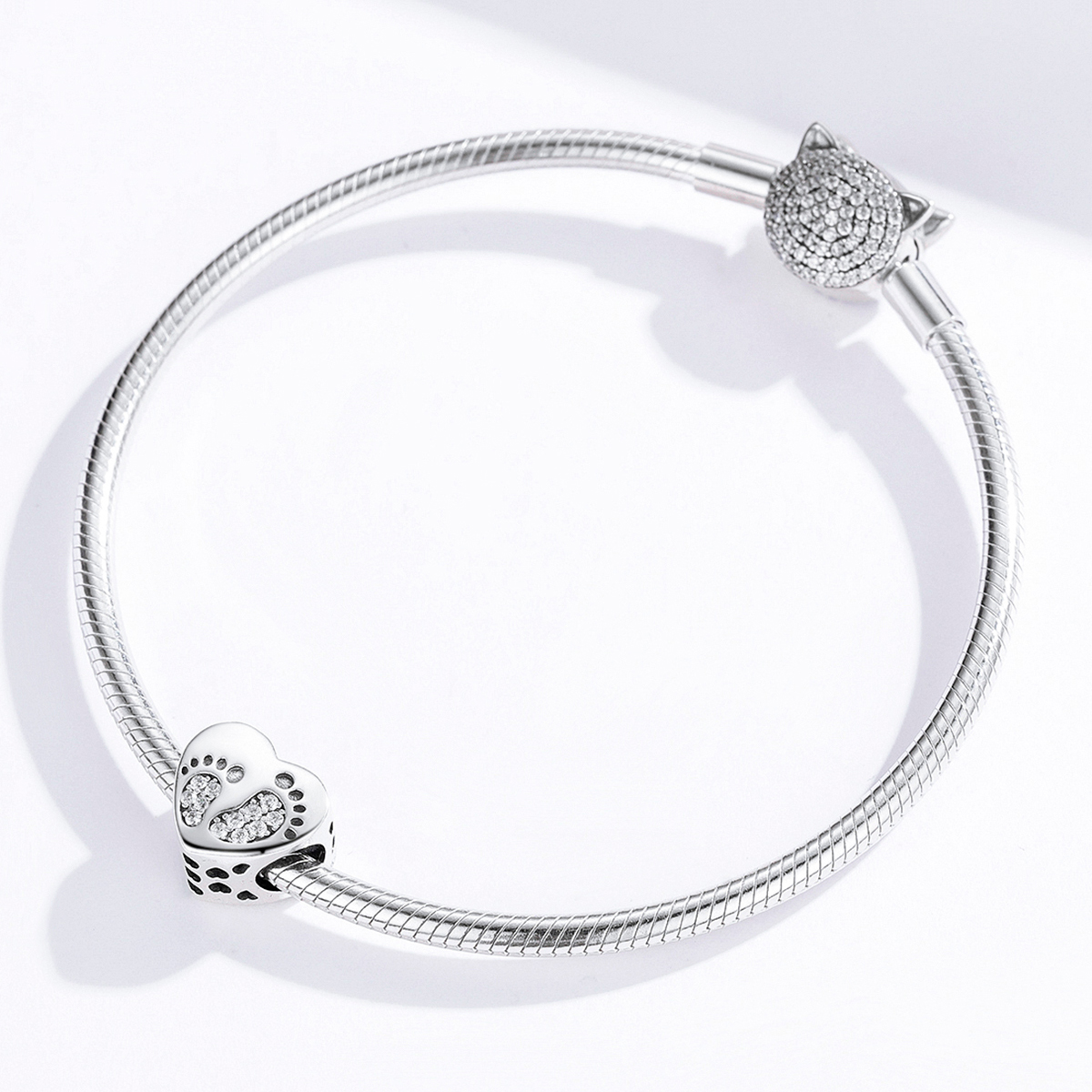 Pandora Style Voetafdrukken Bedel - SCC1395