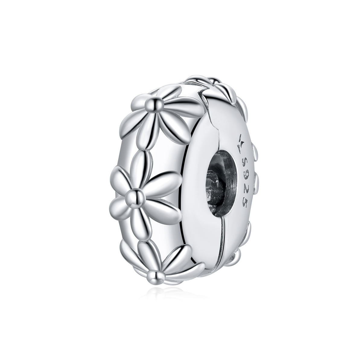 Pandora Style Madeliefje Clip Bedel - SCC1795