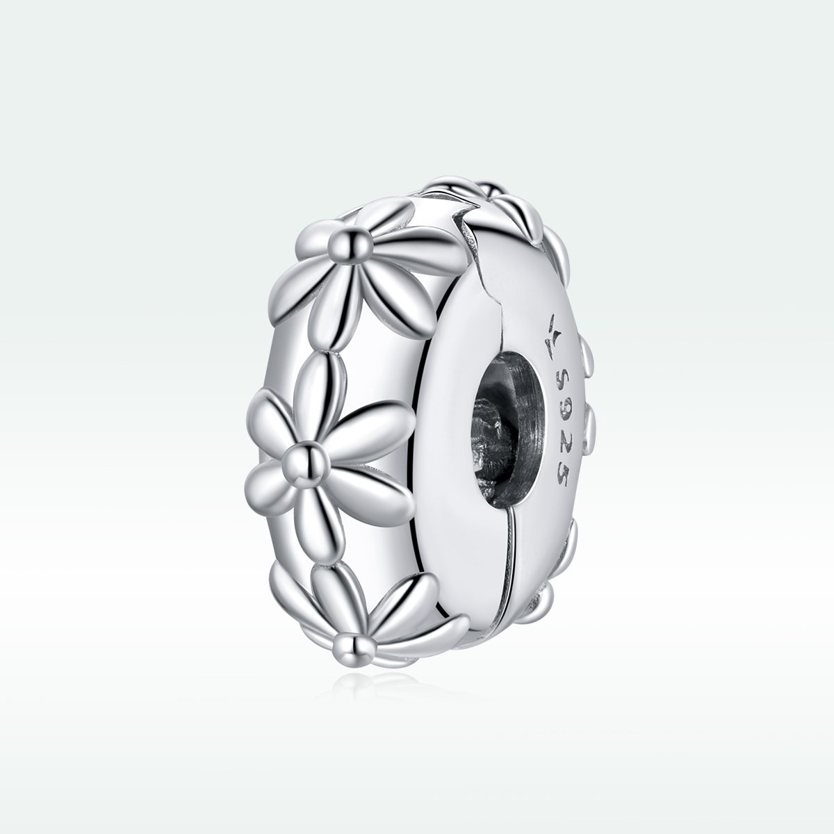 Pandora Style Madeliefje Clip Bedel - SCC1795