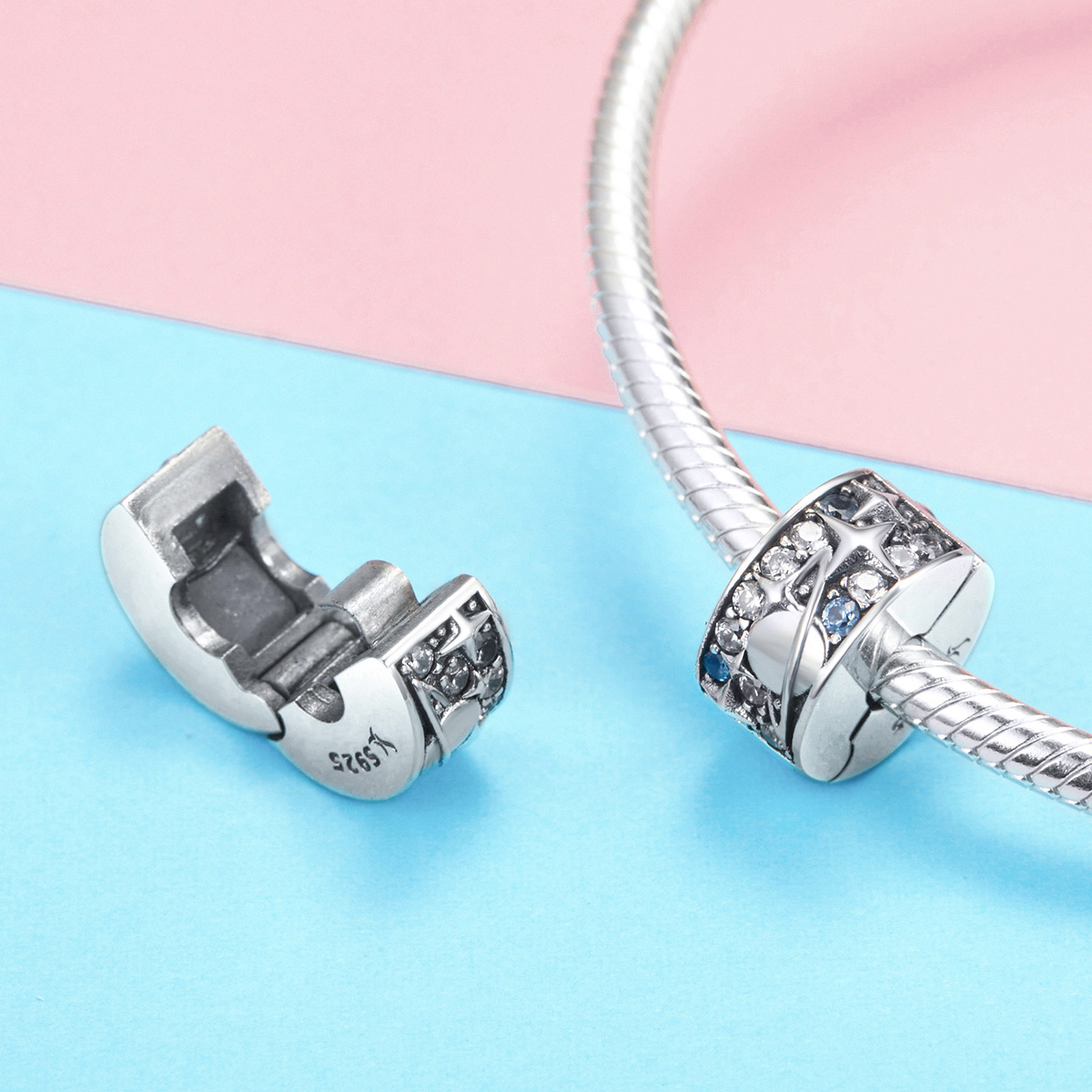 Pandora Style Planeet Clip Bedel - SCC985