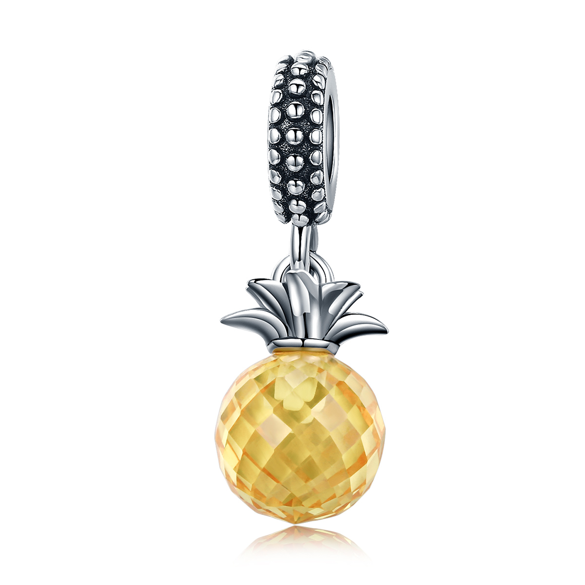 Pandora Style Ananas Hangende Bedel - SCC150