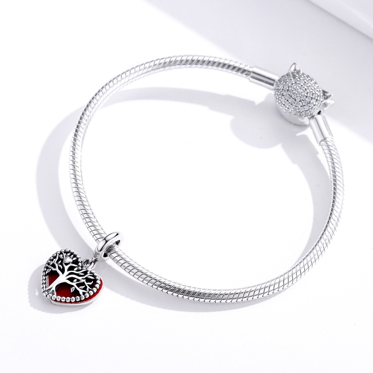 Pandora Style Boom van liefde Hangende Bedel - SCC1556