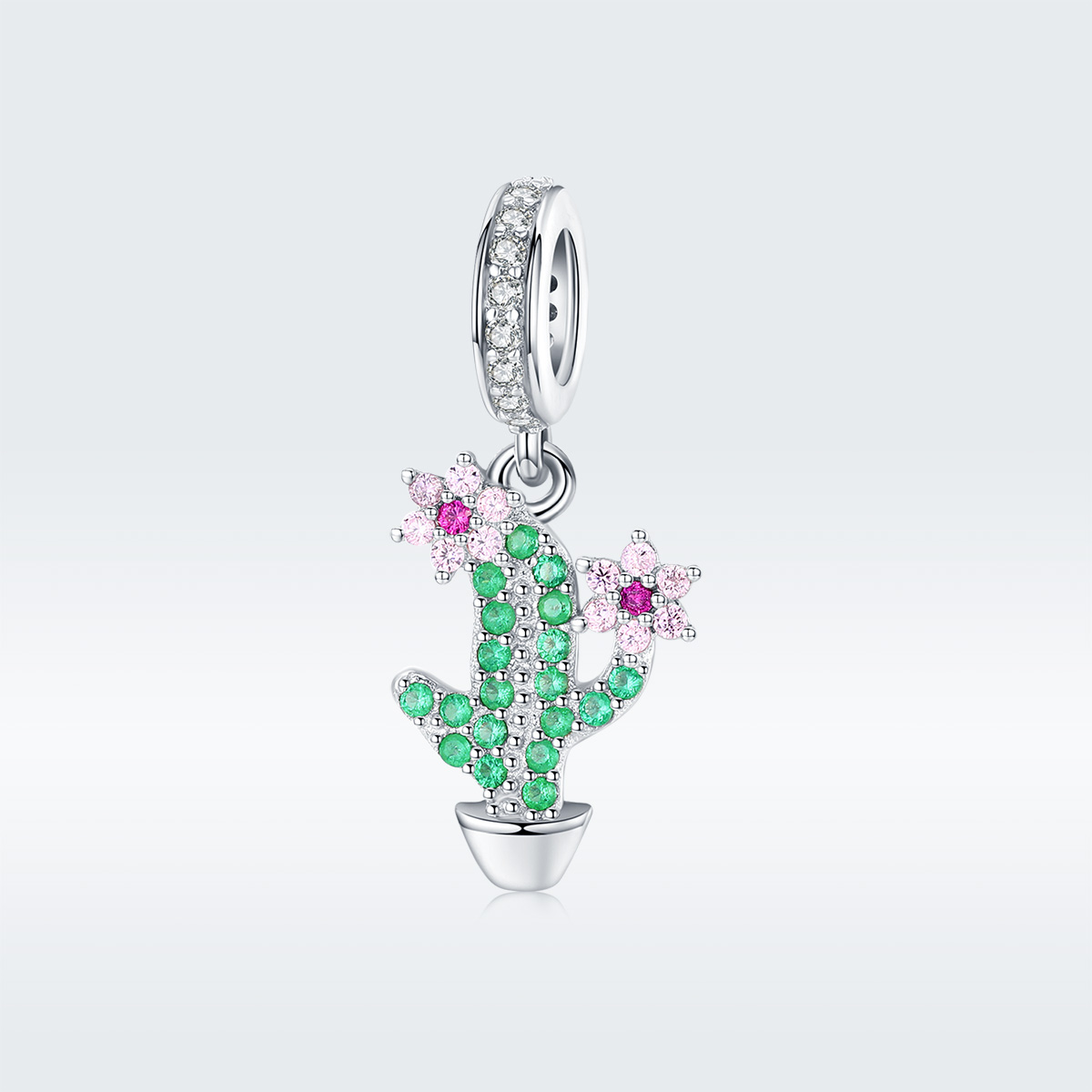 Pandora Style Cactus Hangende Bedel - BSC121