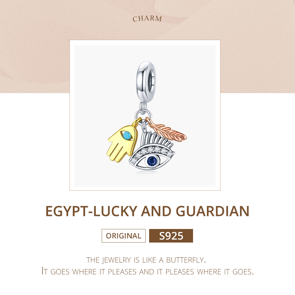 Pandora Style Egypte - Lucky Guardian Hangende Bedel - SCC1860