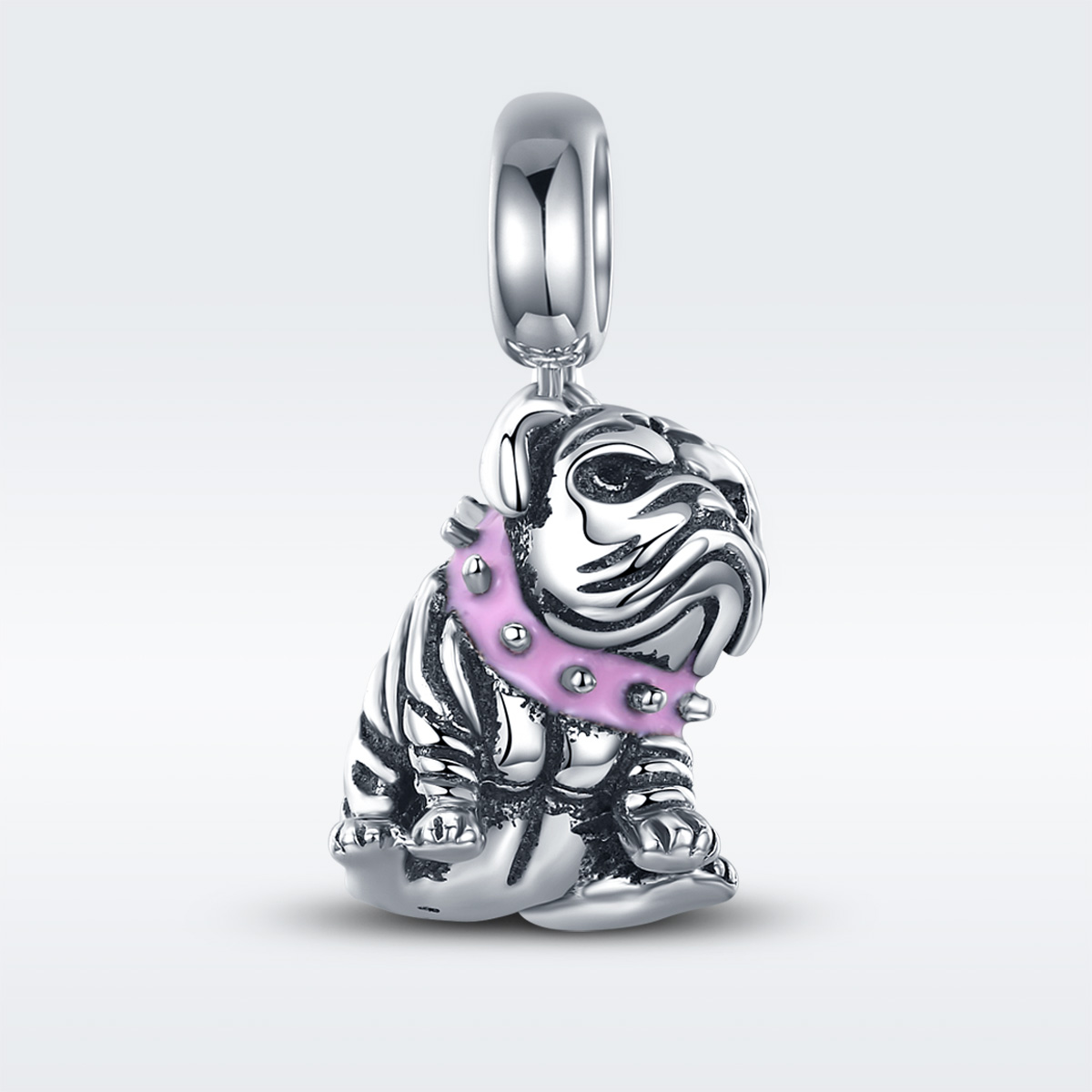 Pandora Style Engelse Bulldogs Hangende Bedel - SCC552