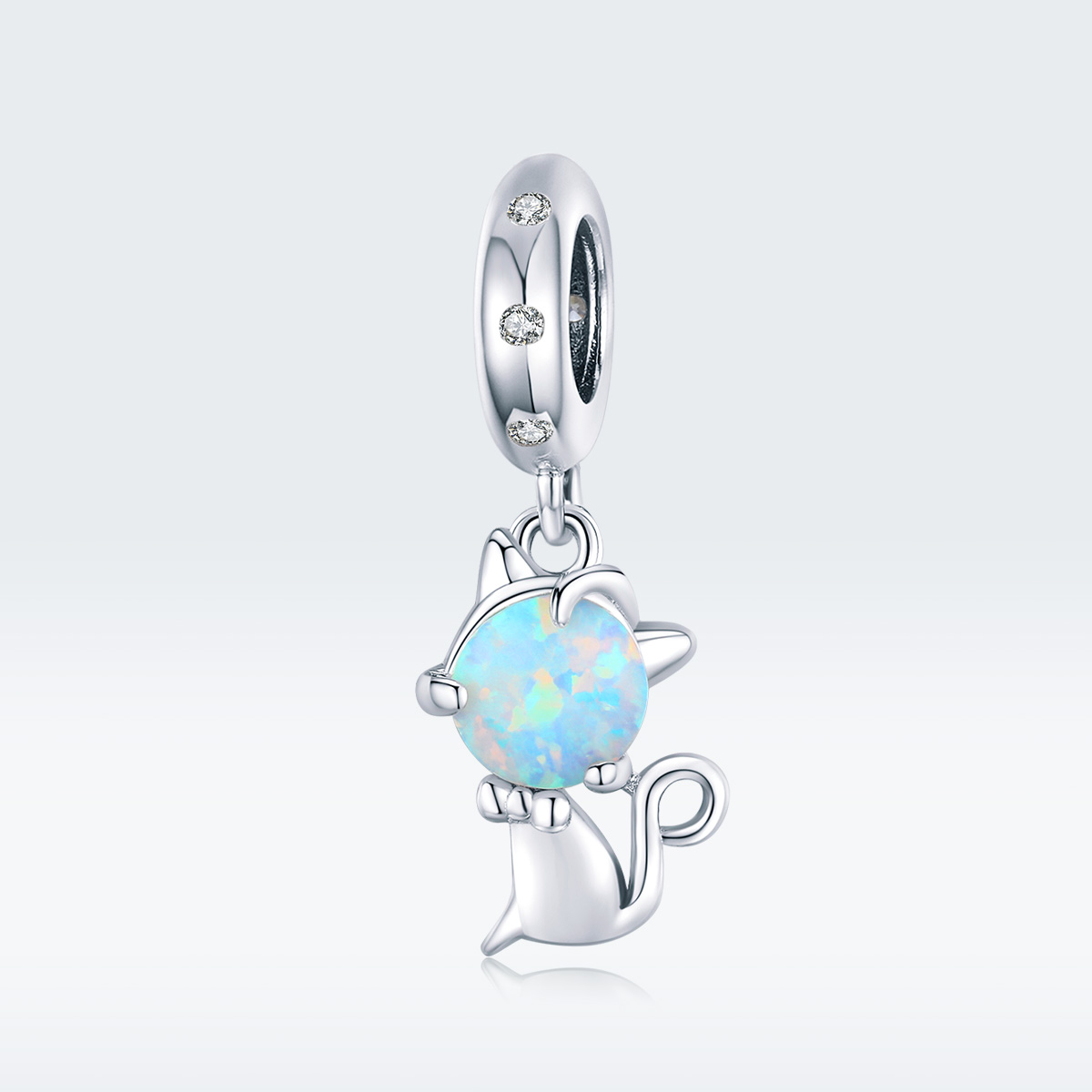 Pandora Style Geliefde Kitty Hangende Bedel - BSC235