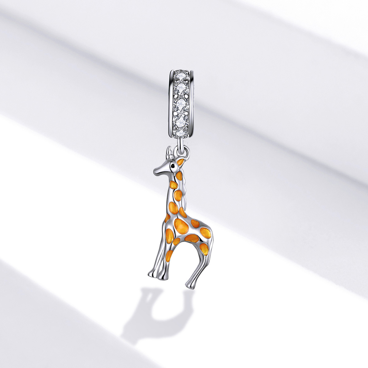 Pandora Style Giraffe Hangende Bedel - BSC258