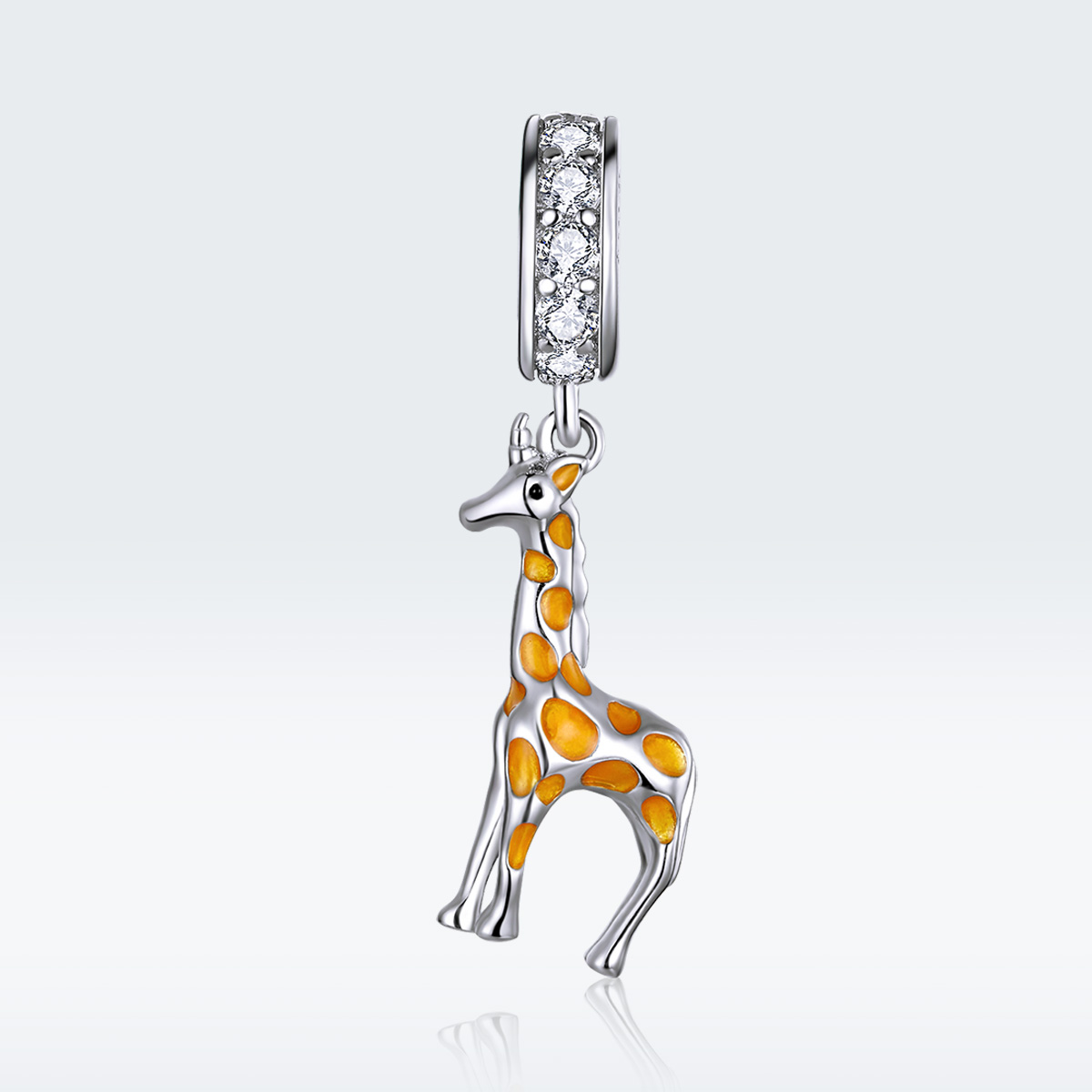 Pandora Style Giraffe Hangende Bedel - BSC258