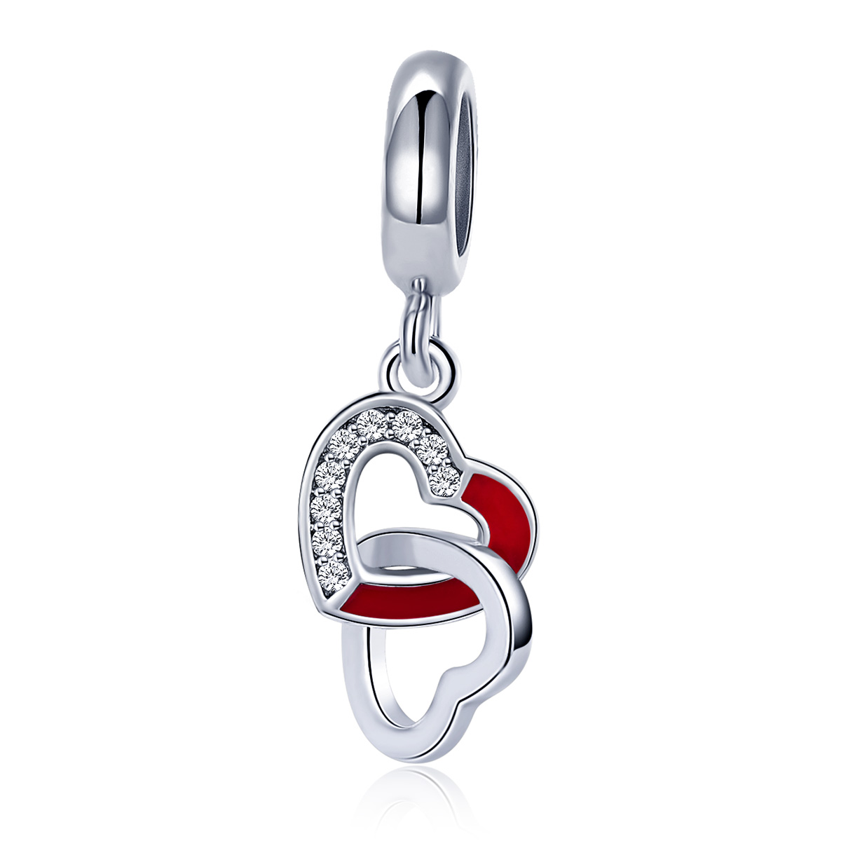 Pandora Style Hart tot hart Hangende Bedel - SCC735