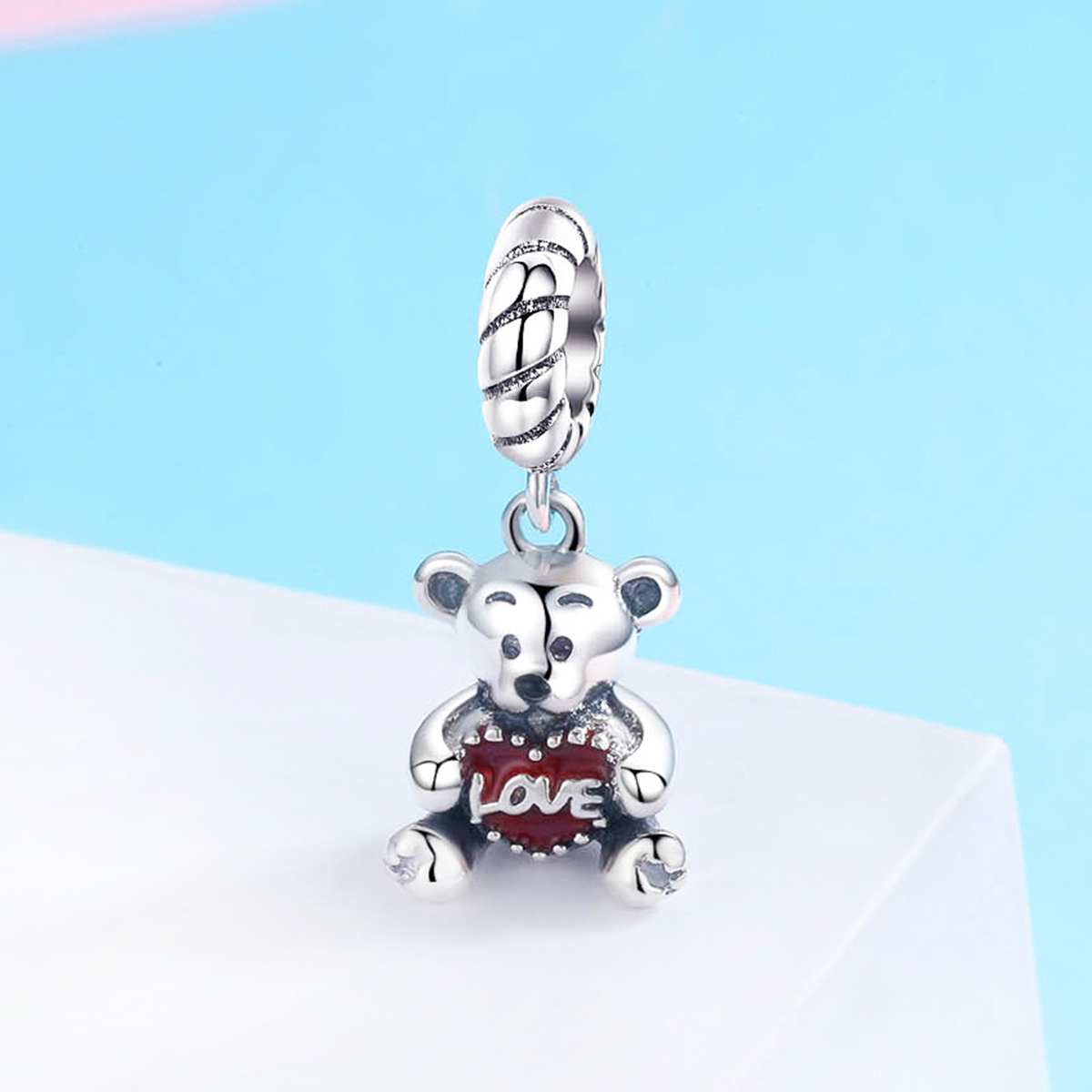 Pandora Style Kleine Beer Hangende Bedel - SCC521