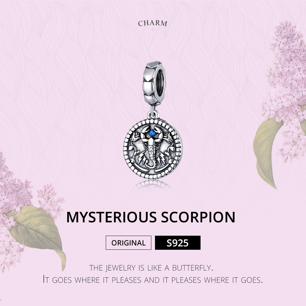 Pandora Style Mysterieuze Schorpioen Hangende Bedel - SCC1503