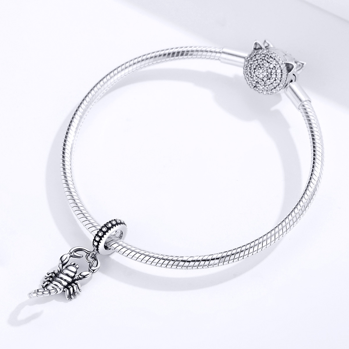 Pandora Style Schorpioen Hangende Bedel - SCC1329