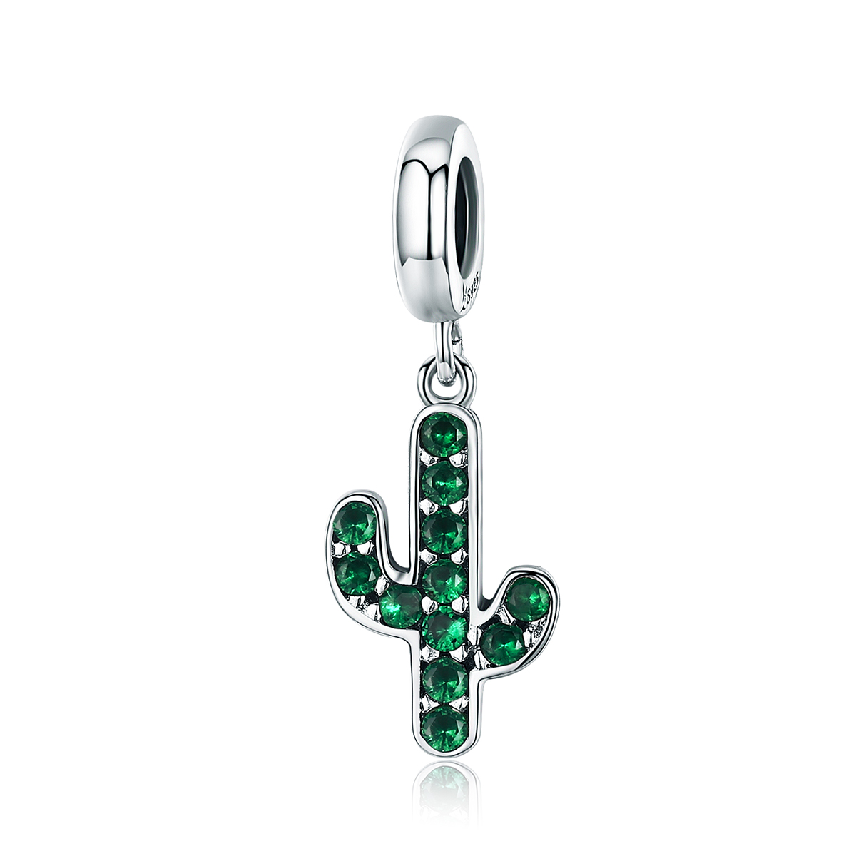 Pandora Style Verse Cactus Hangende Bedel - SCC515