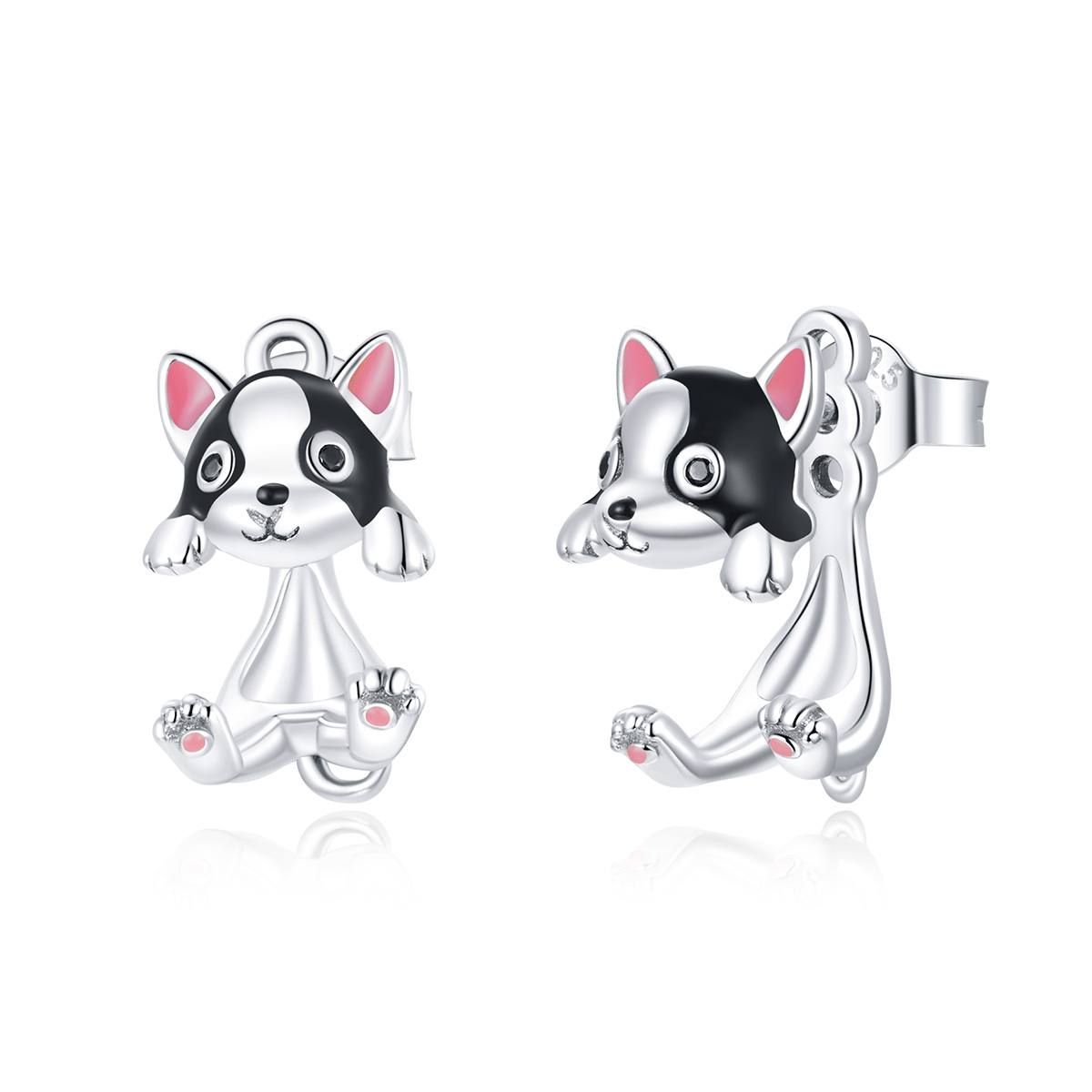 Pandora Style Hond Oorknopjes - SCE978