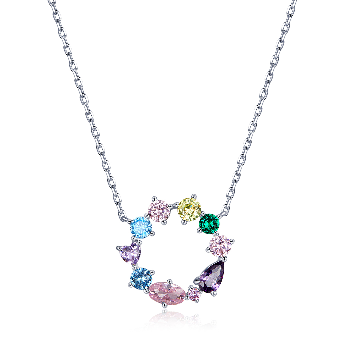 Pandora Style Gelukskrans Chain Ketting - BSN178