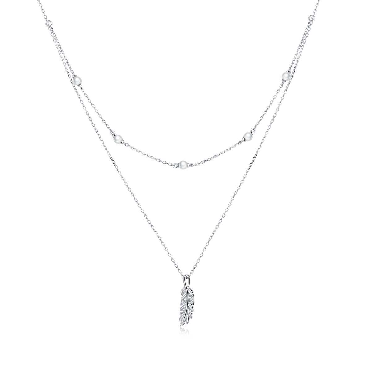 Pandora Style Glanzende Tarwe Chain Ketting - BSN208