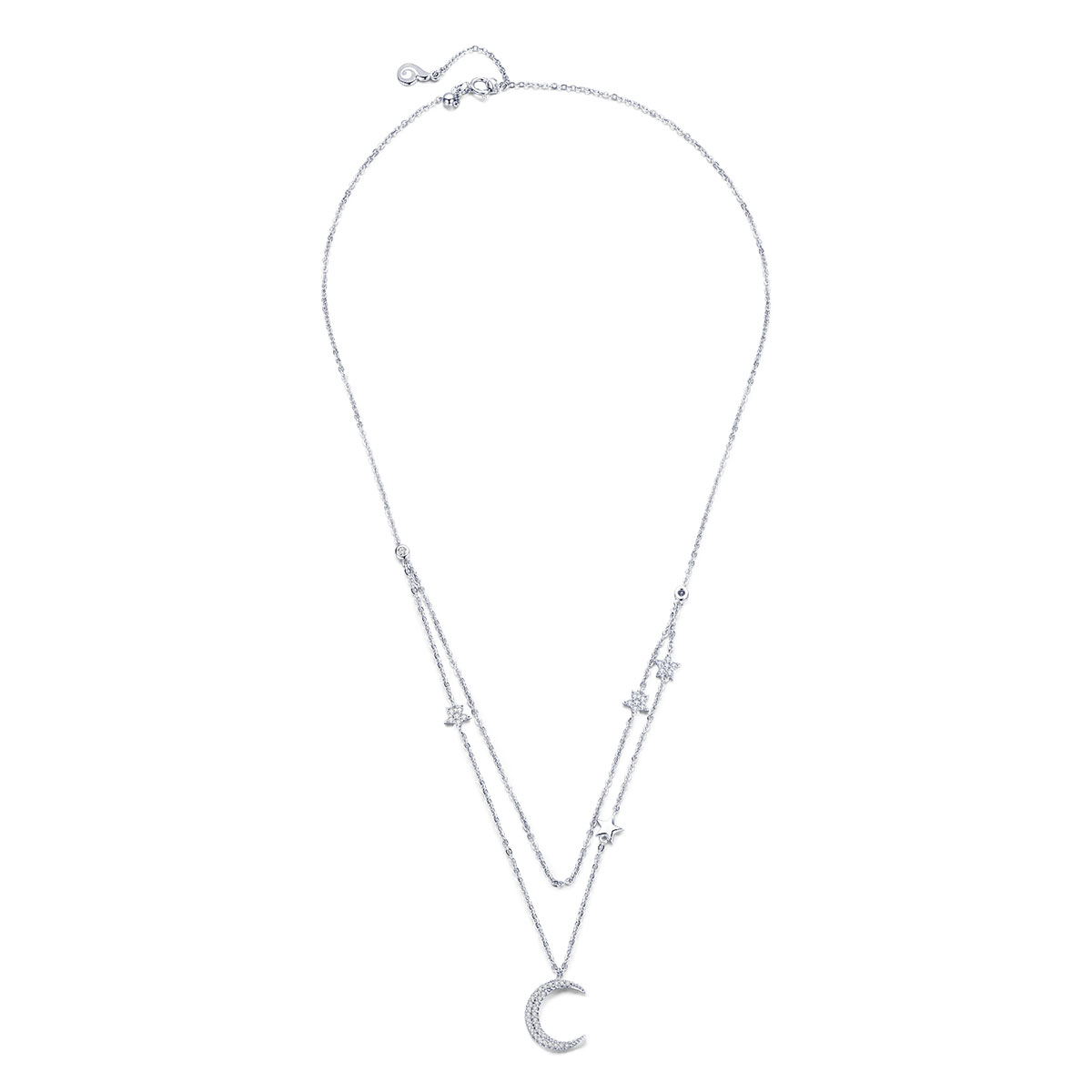 Pandora Style Maan & Sterren Chain Ketting - BSN038