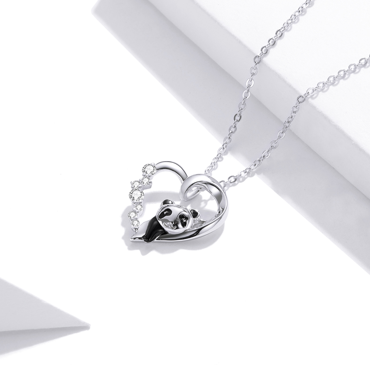 Pandora Style Schattige kattenoren Chain Ketting - SCN453