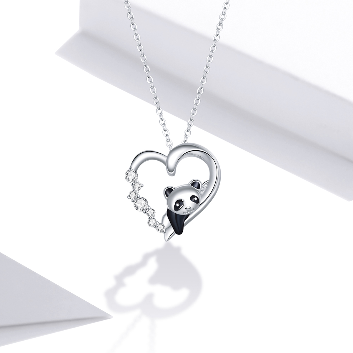 Pandora Style Schattige kattenoren Chain Ketting - SCN453